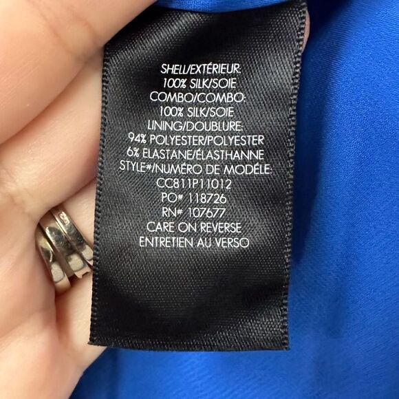 Alice + Olivia Lavonia Asymmetrical Draped Tank Size SP - Picture 5 of 8